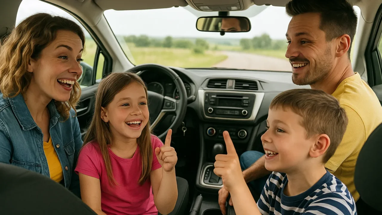Ceļojuma spēles bērniem: radošas idejas, kas aizrauj ilgās braucienos ar auto vai vilcienu